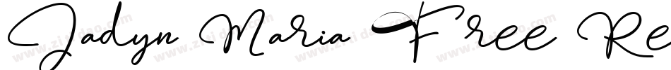 Jadyn Maria Free Reg字体转换